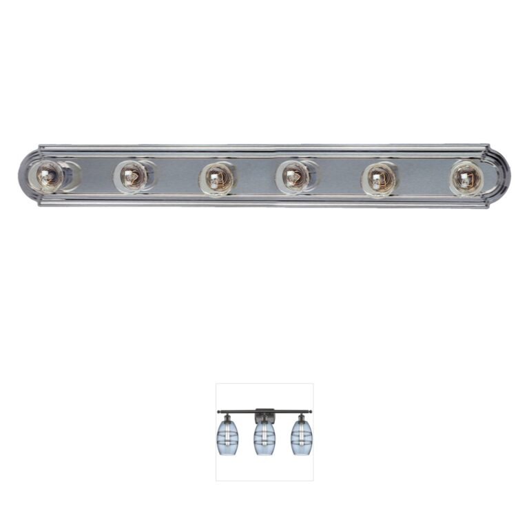 Maxim Lighting Essentials 712x Series Satin Nickel 6-Light Vanity