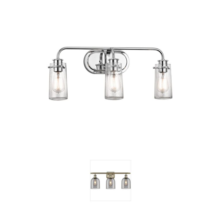 Kichler Braelyn 3-Light Chrome Vanity Light