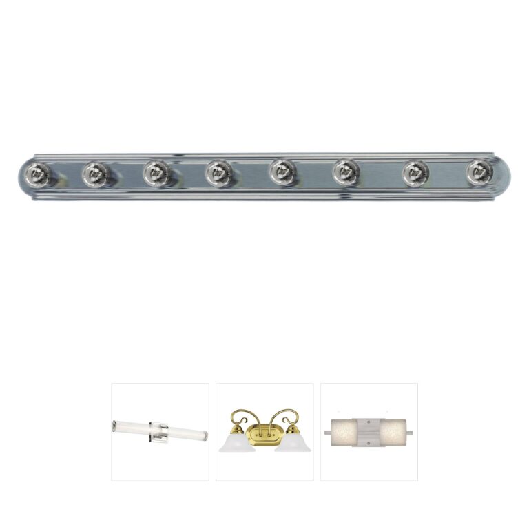 Maxim Lighting Essentials 712x Satin Nickel 8-Light Vanity