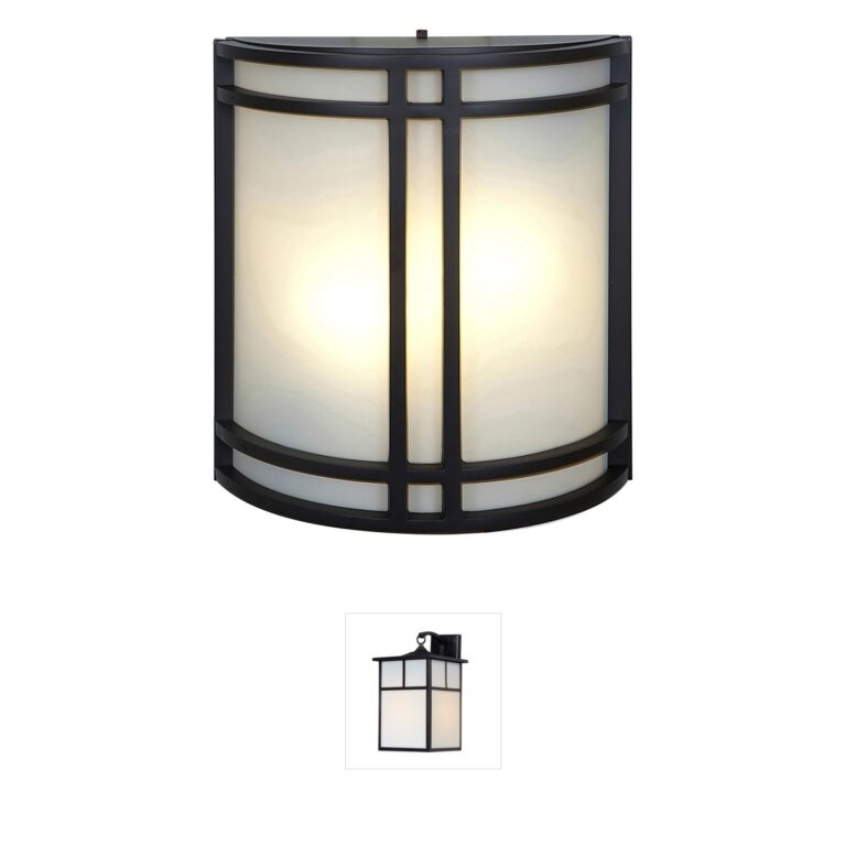 Access Lighting Artemis 2-Light Bronze Outdoor Wall Sconce with Opal Glass