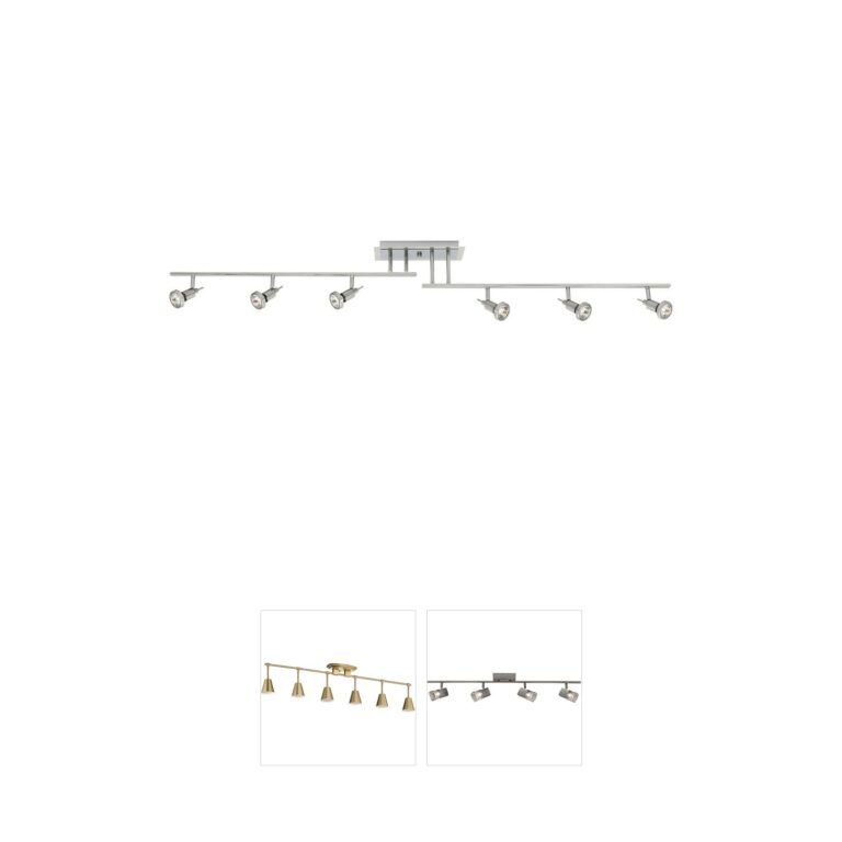 Access Lighting Viper Brushed Steel 6-Light Track Light