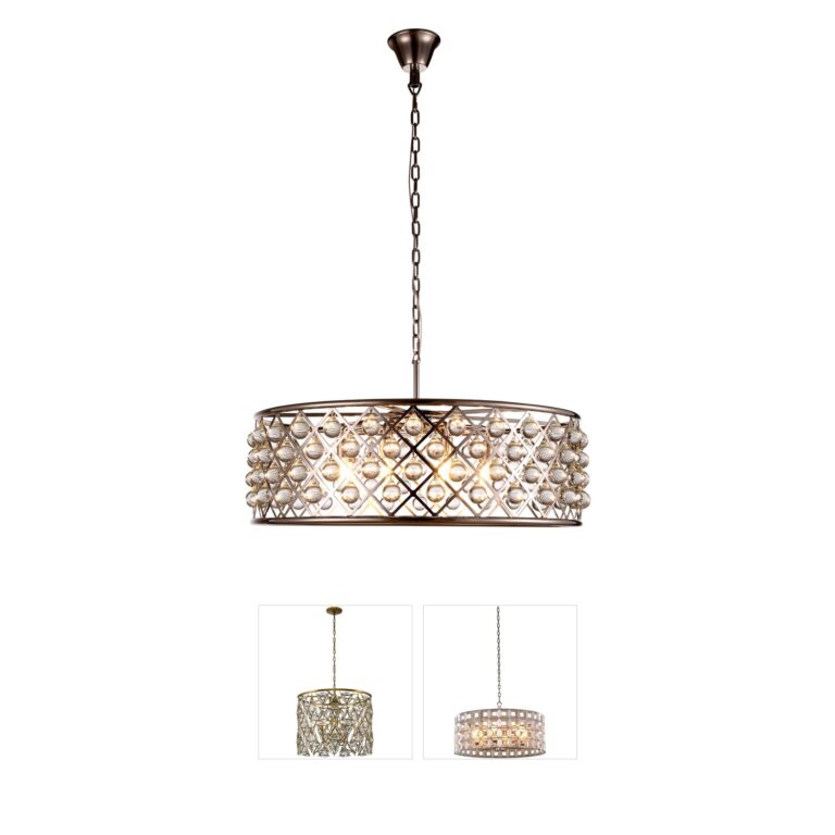 Elegant Lighting Madison Collection Crystal Pendant