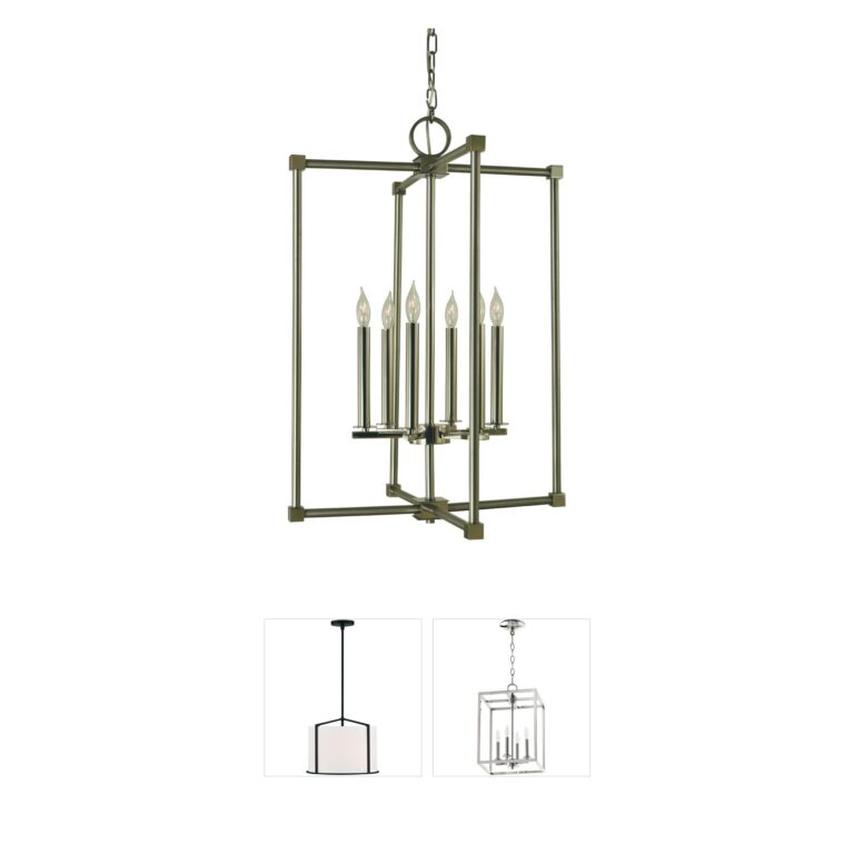Framburg Lexington Metal 6-Light Mini Chandelier