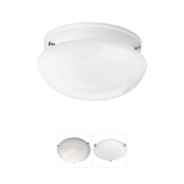 Progress Lighting Fitter White Opal Glass LED Flush Mount