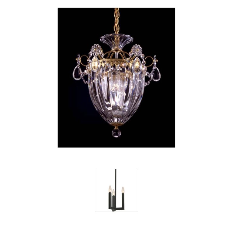 Schonbek Bagatelle Heritage Handcut Crystal Mini Pendant in Heirloom Gold