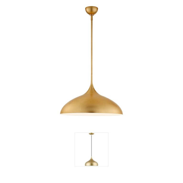 Visual Comfort Signature Collection AERIN Agnes 21-Inch Large Pendant in Gild
