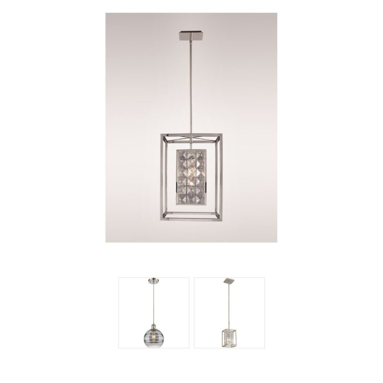 Zeev Lighting Struttura Stainless Steel Mini Pendant