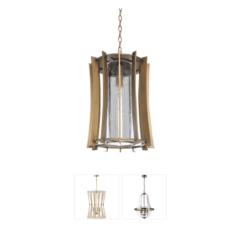 Kalco Ronan Modern Bronze Aluminum Foyer Pendant