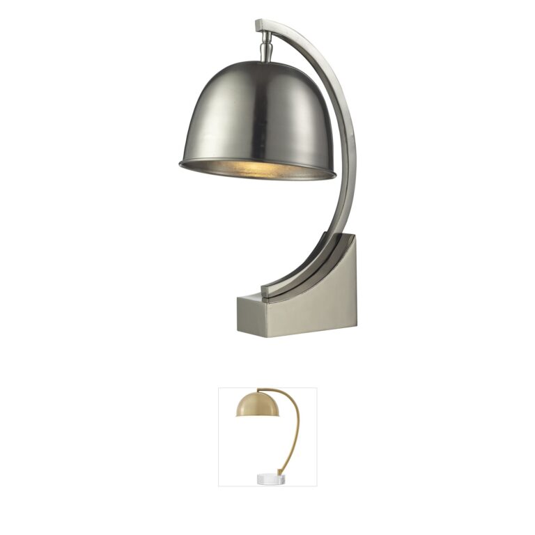 Dale Tiffany Springdale Polished Nickel Desk Lamp