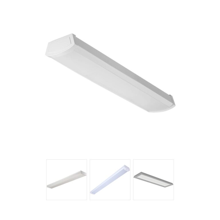 Lithonia Lighting Indoor 24-inch Gloss White LED Flush Mount