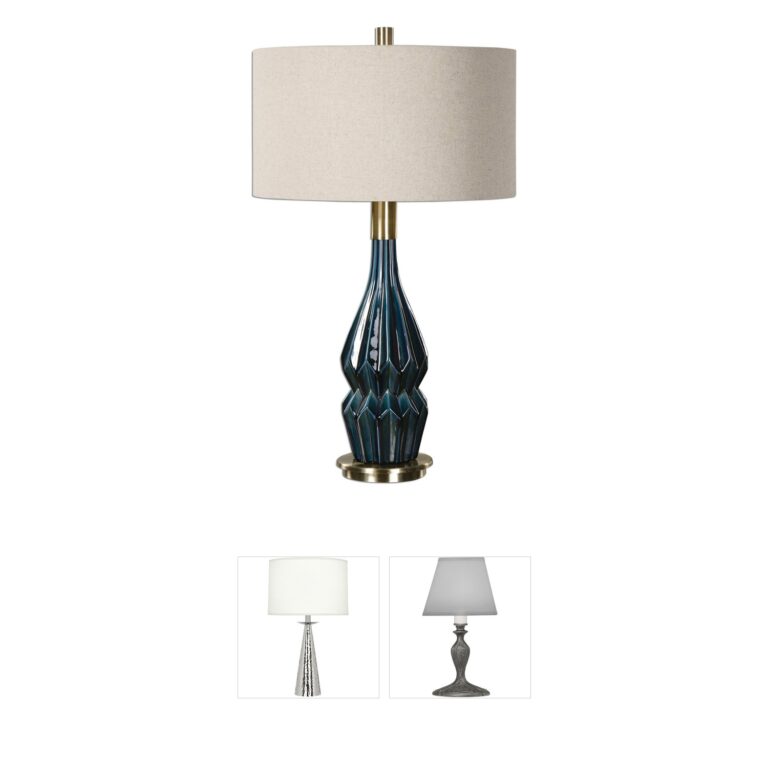 Uttermost Prussian Ceramic Table Lamp
