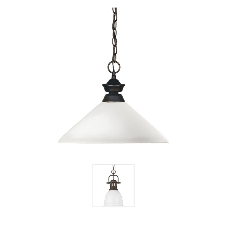 Z-Lite Shark Collection Olde Bronze Steel Pendant