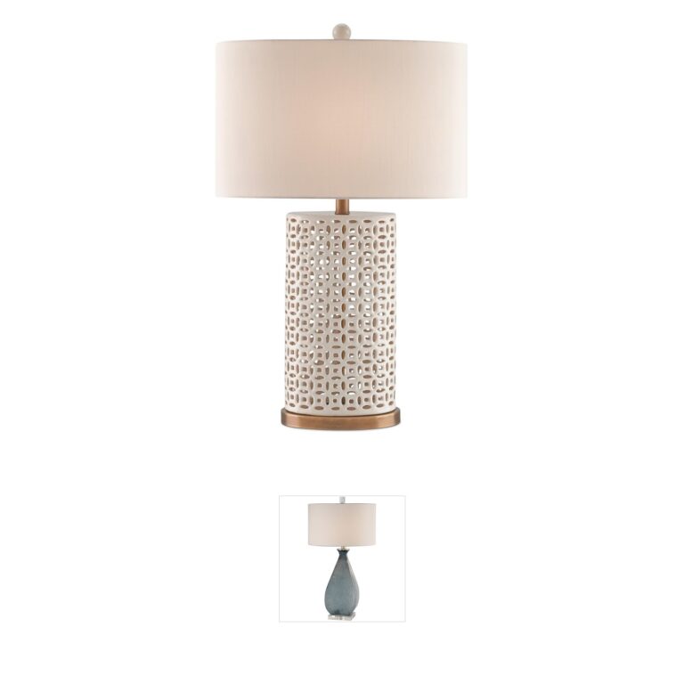 Currey & Company Bellemeade Ivory Ceramic Table Lamp