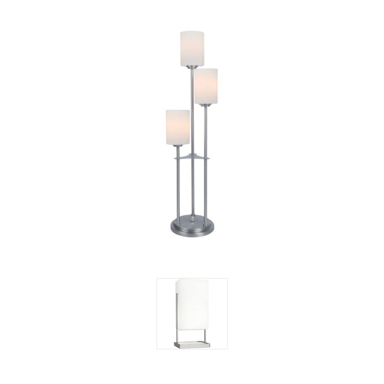 Lite Source Bess Brushed Nickel Table Lamp