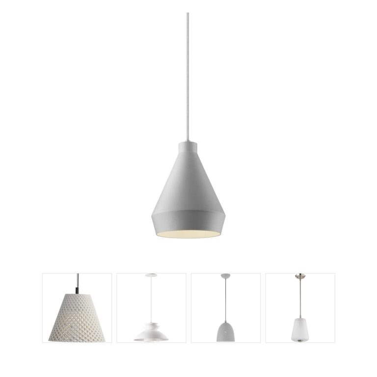 Sonneman Koma Bright Satin Aluminum Pendant