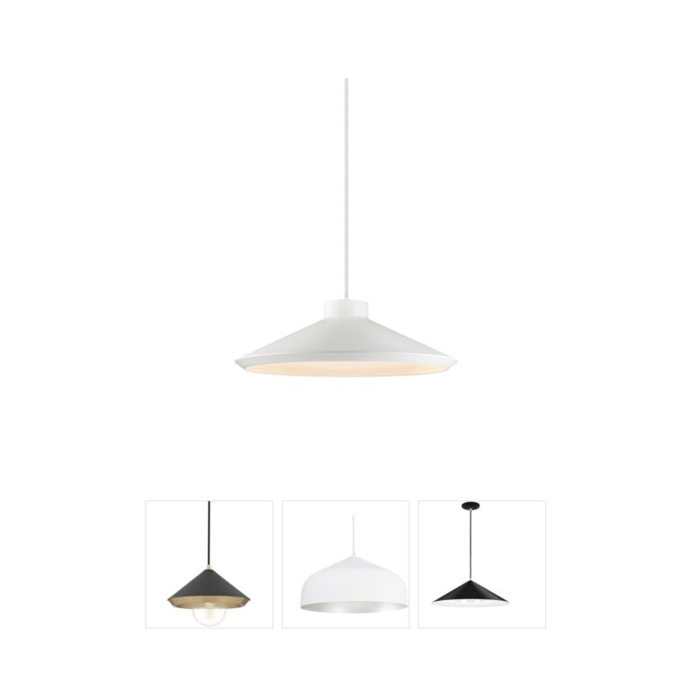 Sonneman Koma 22" Satin White Pendant