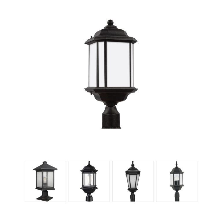 Generation Lighting Kent Oxford Bronze Die Cast Aluminum Outdoor Post Lantern