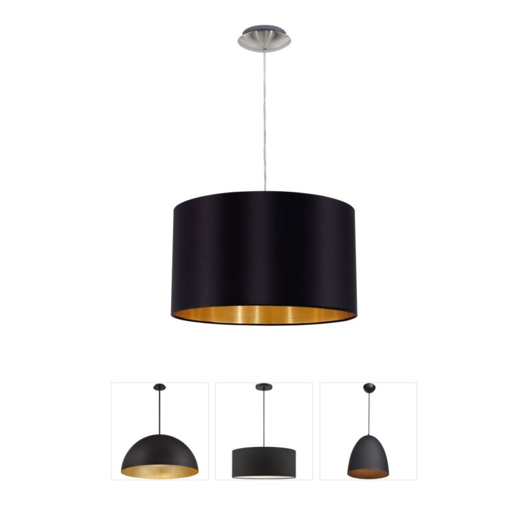 Eglo Maserlo Steel Drum Pendant
