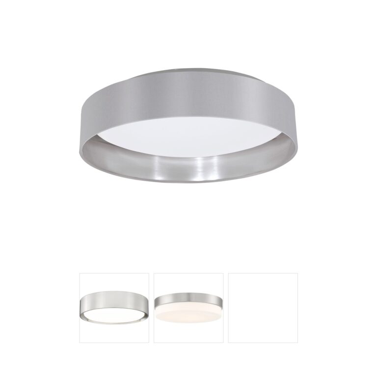Eglo Maserlo Steel Drum Flush Mount