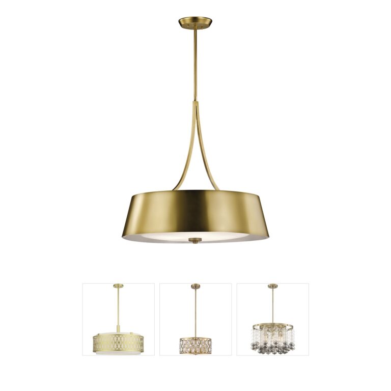 Kichler Lighting Maclain Natural Brass Chandelier