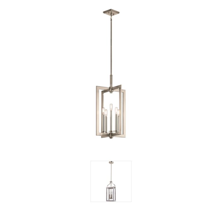 Kichler Cullen Classic Pewter 5-Light Foyer Pendant