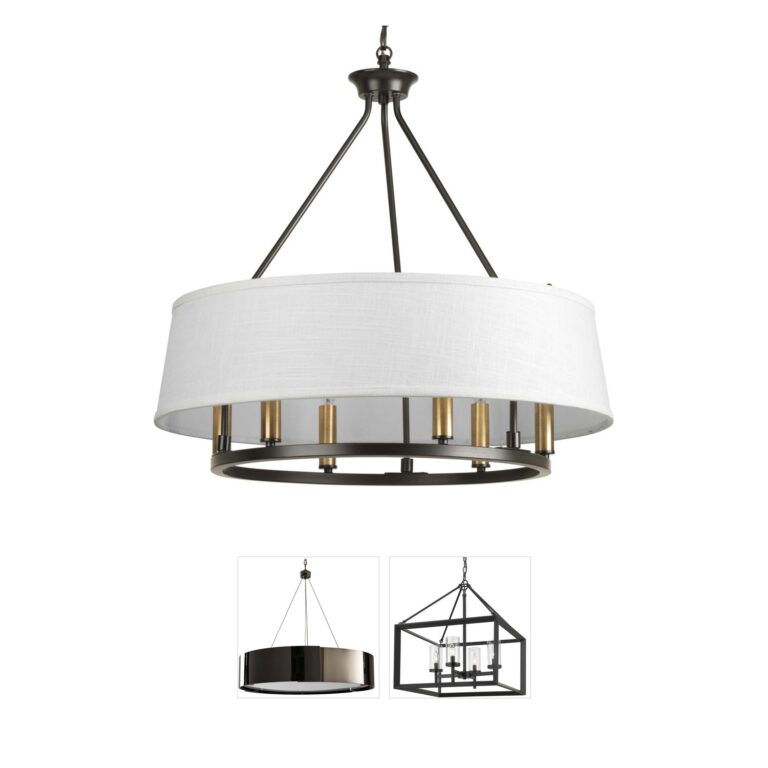 Progress Lighting Cherish Six-Light Steel Chandelier
