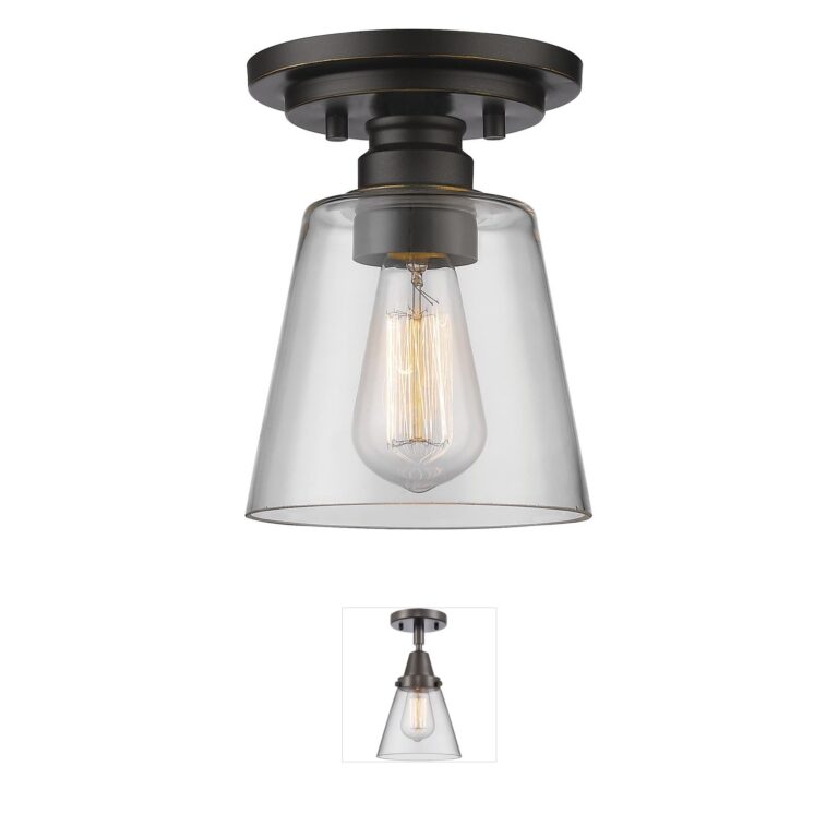 Z-Lite Annora Olde Bronze Steel Flush Mount