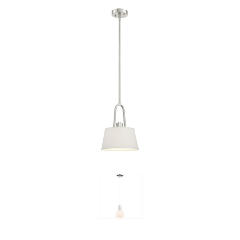 Designers Fountain Studio Satin Platinum Mini Pendant