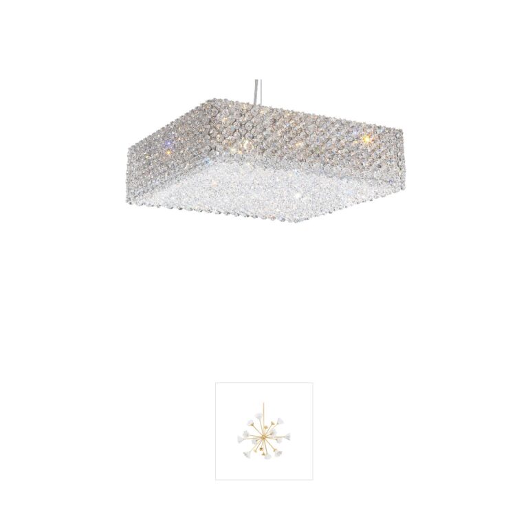 Schonbek Century 6-Light Chandelier in Black Pearl with Heritage Crystal