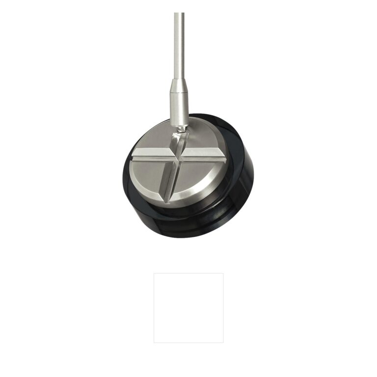 Visual Comfort Modern Collection Sean Lavin Brim Satin Nickel FreeJack Head with Transparent Smoke Glass