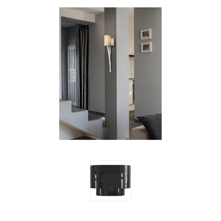 Justice Design Textile Brushed Nickel Wall Sconce with Cream Woven Shade