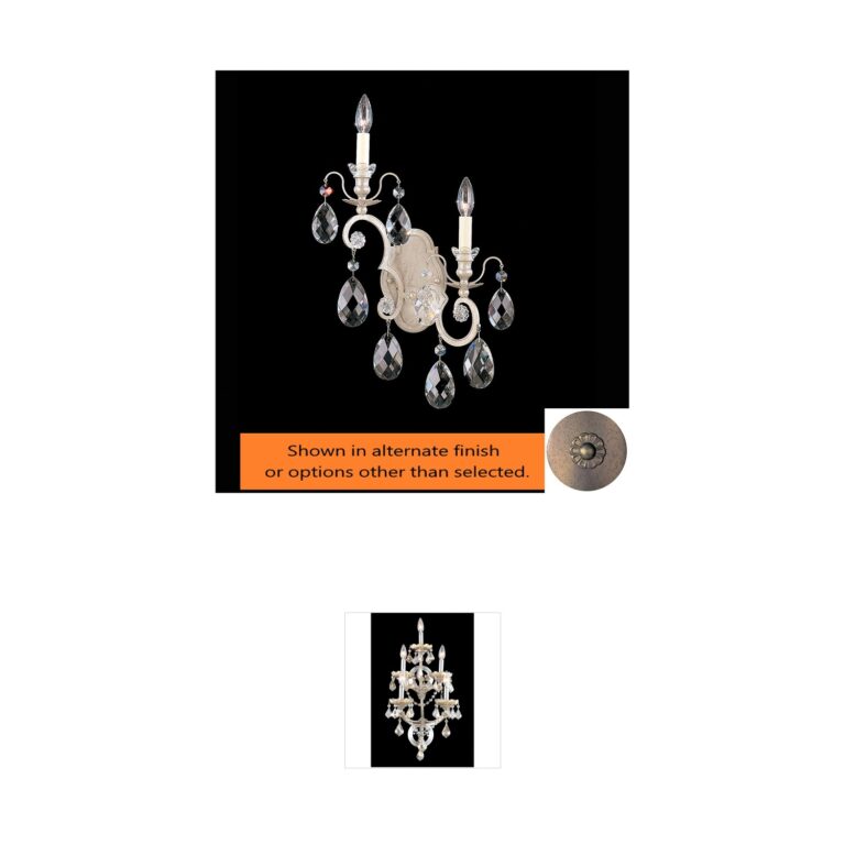 Schonbek Renaissance Etruscan Gold Crystal Wall Sconce