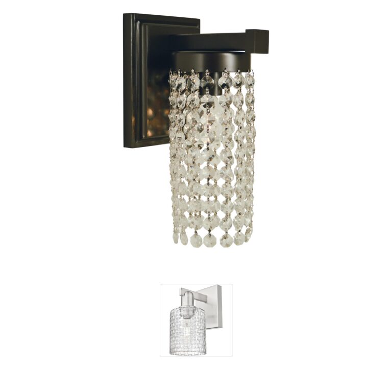 Framburg Gemini Polished Nickel Wall Sconce
