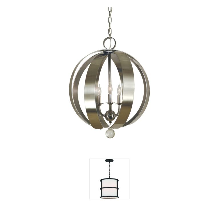 Framburg Venus 5-Light Brushed Nickel Mini Chandelier