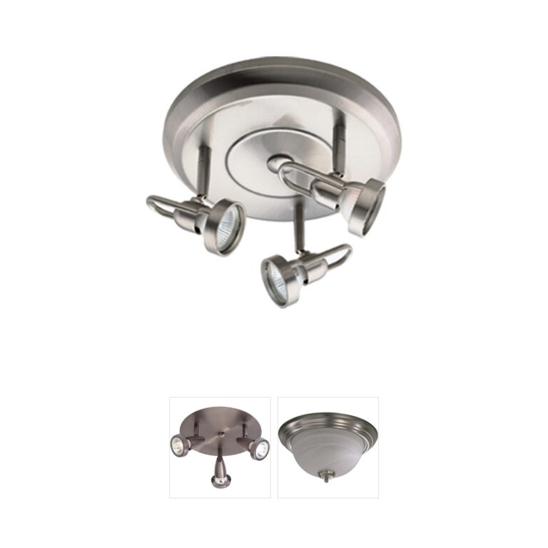 Jesco Signature Satin Chrome Flush Mount