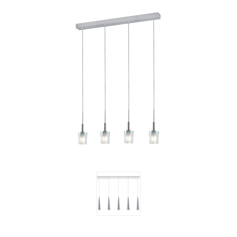 Jesco Akina Satin Nickel Pendant