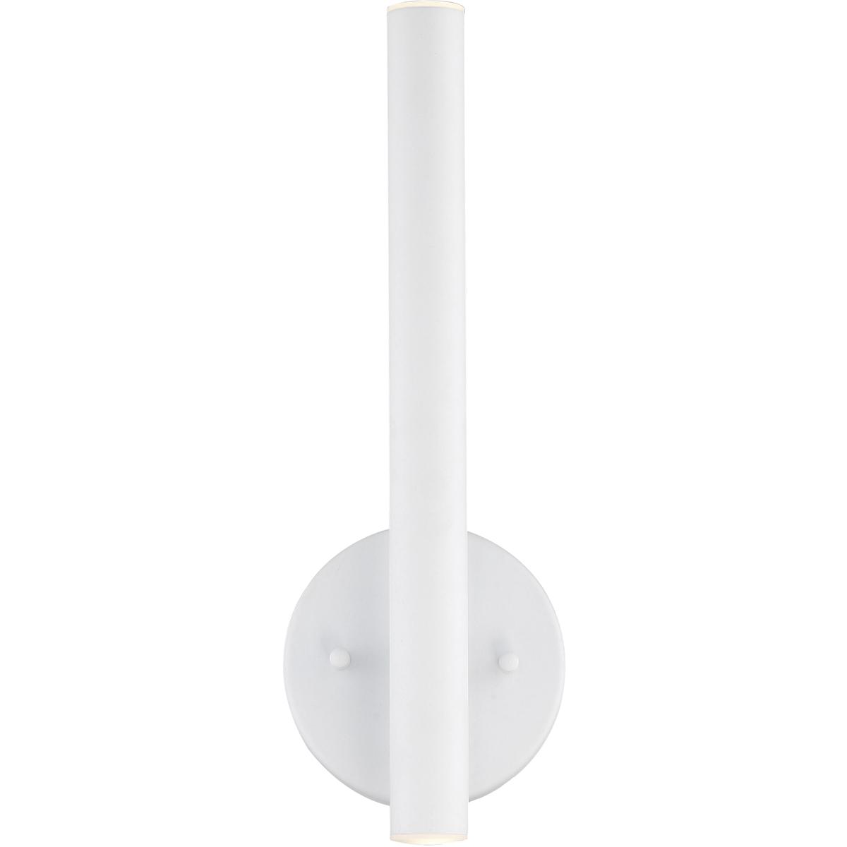 Z-Lite Forest Matte White LED Wall Sconce | Modern Lighting