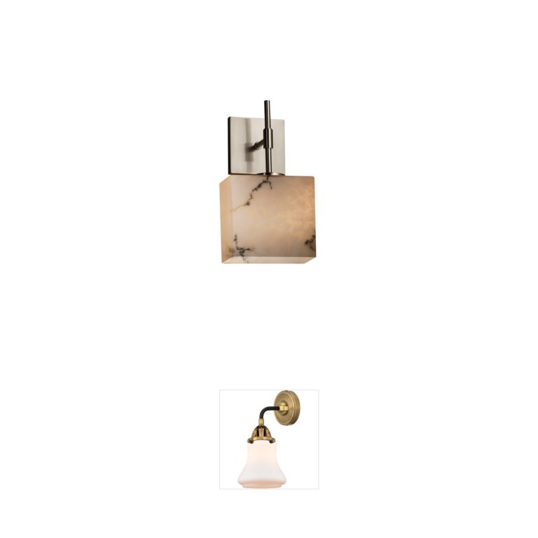 Justice Design Lumenaria Faux Alabaster LED Wall Sconce