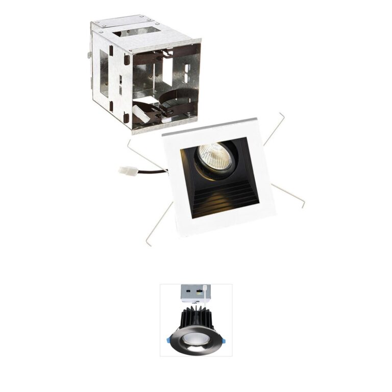 WAC Lighting Mini LED Multiple Spots Black Aluminum Remodel Kit