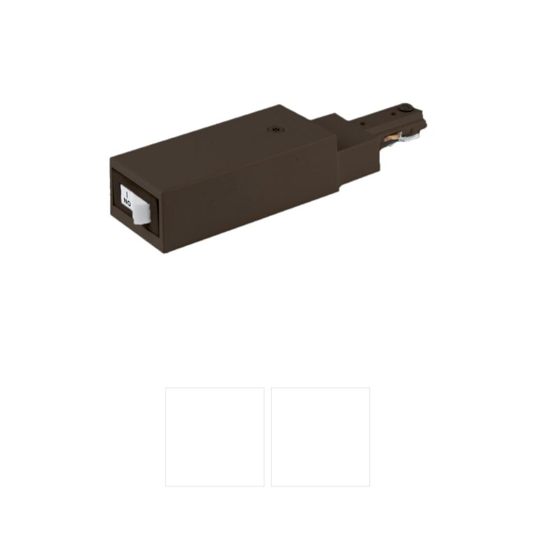 WAC Lighting H Track Aluminum 7A Current Limiter Live End Power Feed