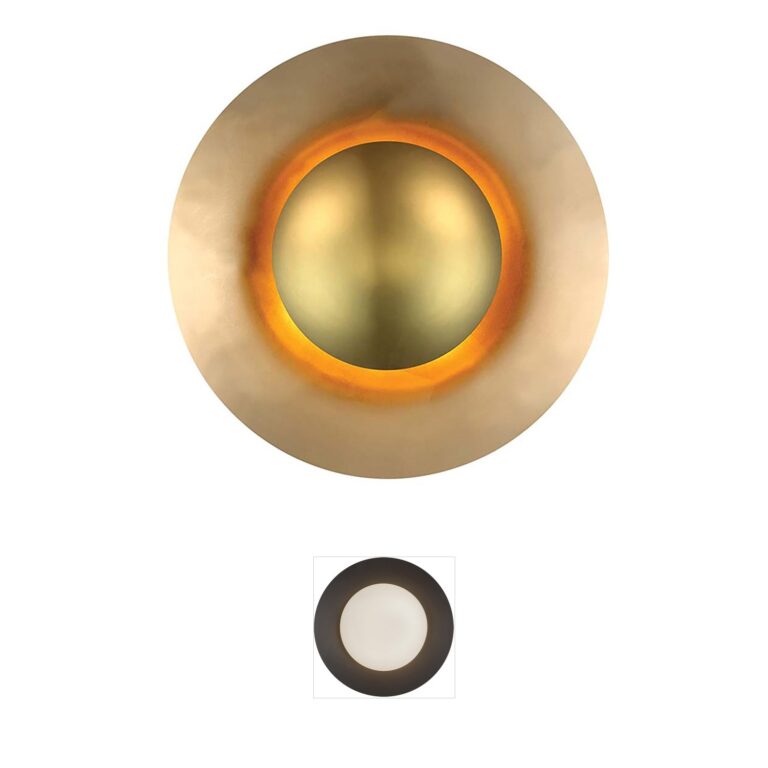 Modern Forms Blaze 12.25" LED Wall Sconce in Gold Leaf