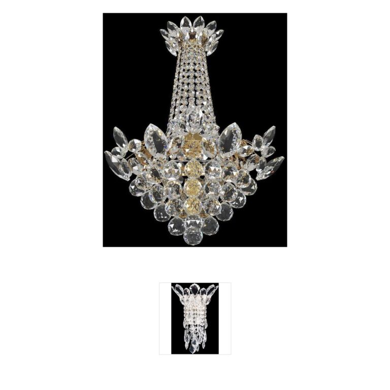 Allegri Treviso 18K Gold & Firenze Crystal Wall Sconce
