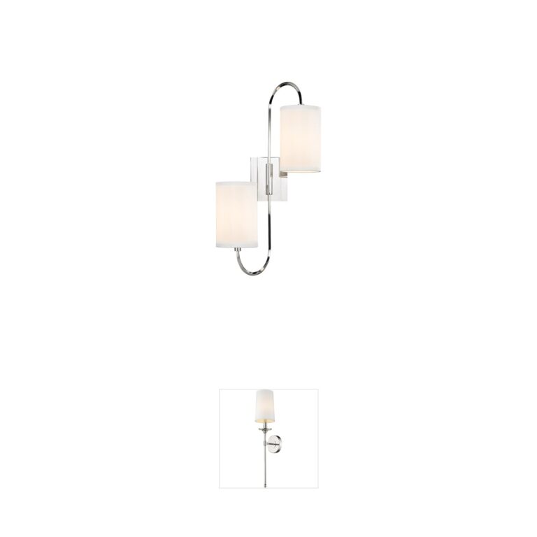 Hudson Valley Junius Polished Nickel Wall Sconce