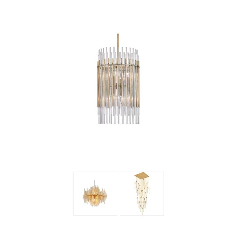 Hudson Valley Wallis Aged Brass Pendant with Clear Glass