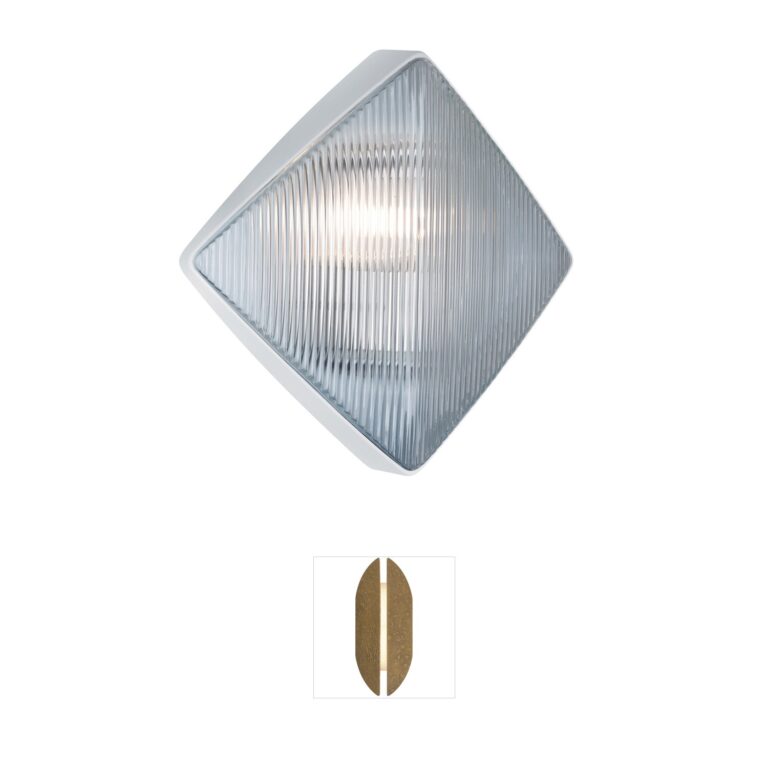 Besa Lighting 3110 Series White Outdoor Wall Sconce