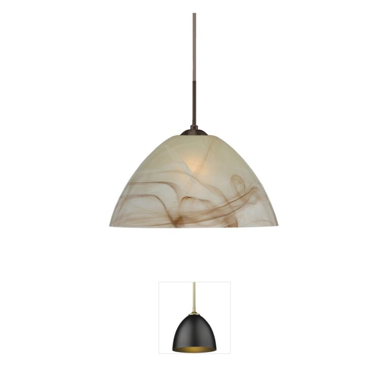 Besa Lighting Tessa Bronze LED Pendant