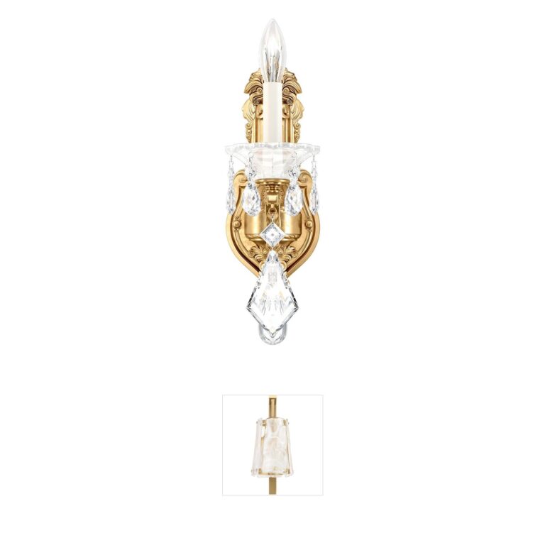 Schonbek La Scala Heirloom Gold Heritage Crystal Wall Sconce