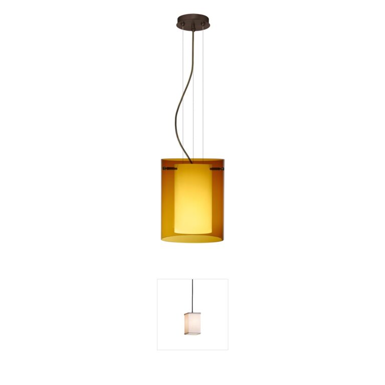 Besa Lighting Pahu 8 Bronze LED Pendant