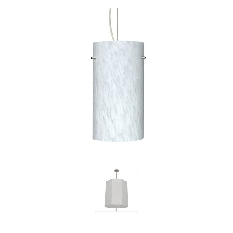 Besa Lighting Tondo 12 LED Pendant in Satin Nickel