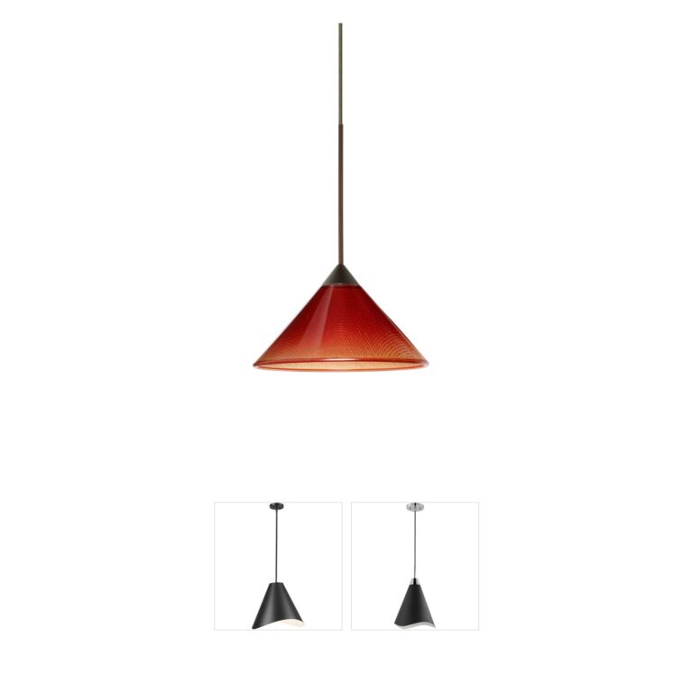 Besa Lighting Kona Sunset Brass Pendant